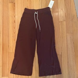 Mate the label crop pant plum NWT